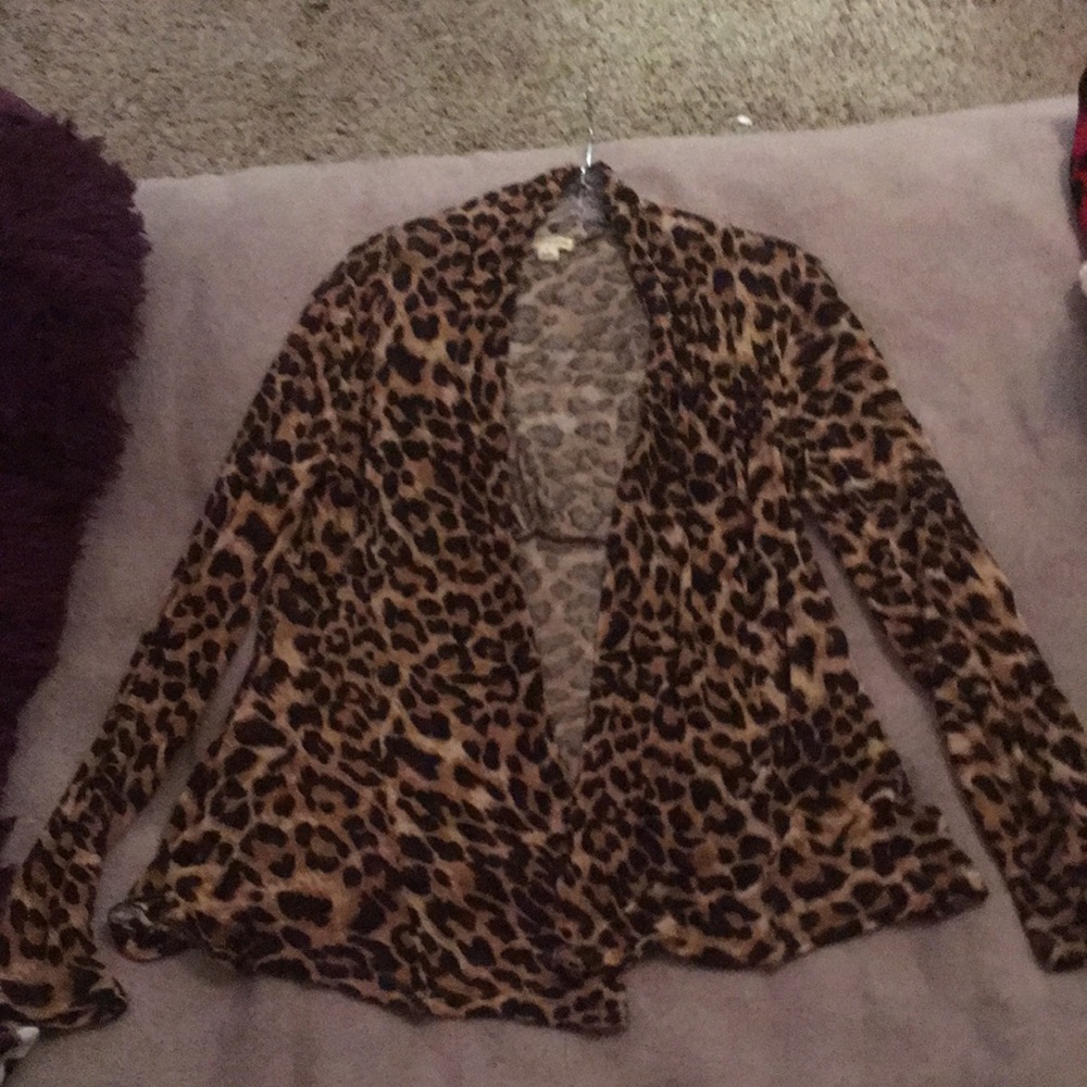 Cheetah print jacket